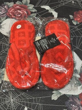 NWT CLOT x HIPPOPOTAMUS RED VIBRAM SANDLES BLACK SOLES SZ MENS 11.5 LARGE RARE